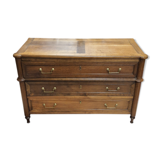 Louis XVI chest of drawers in Chene