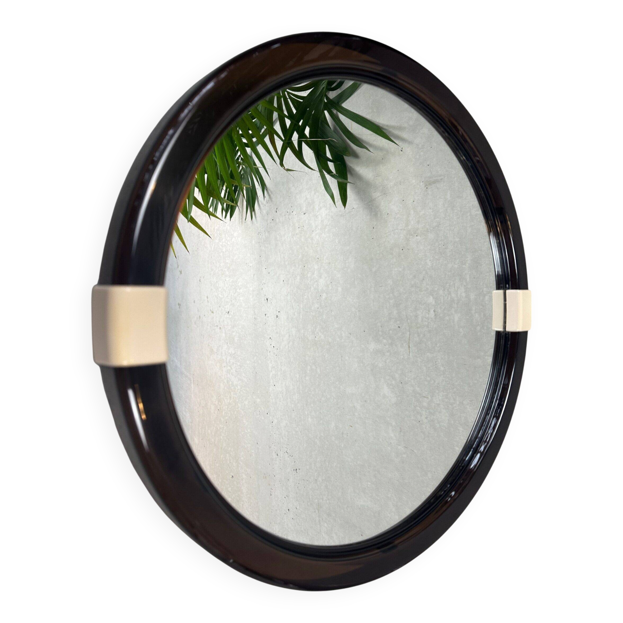 Miroir vintage inclinable – lucite fumé