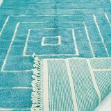 Tapis berbèrebohemian en laine fait main 250 X 150 CM