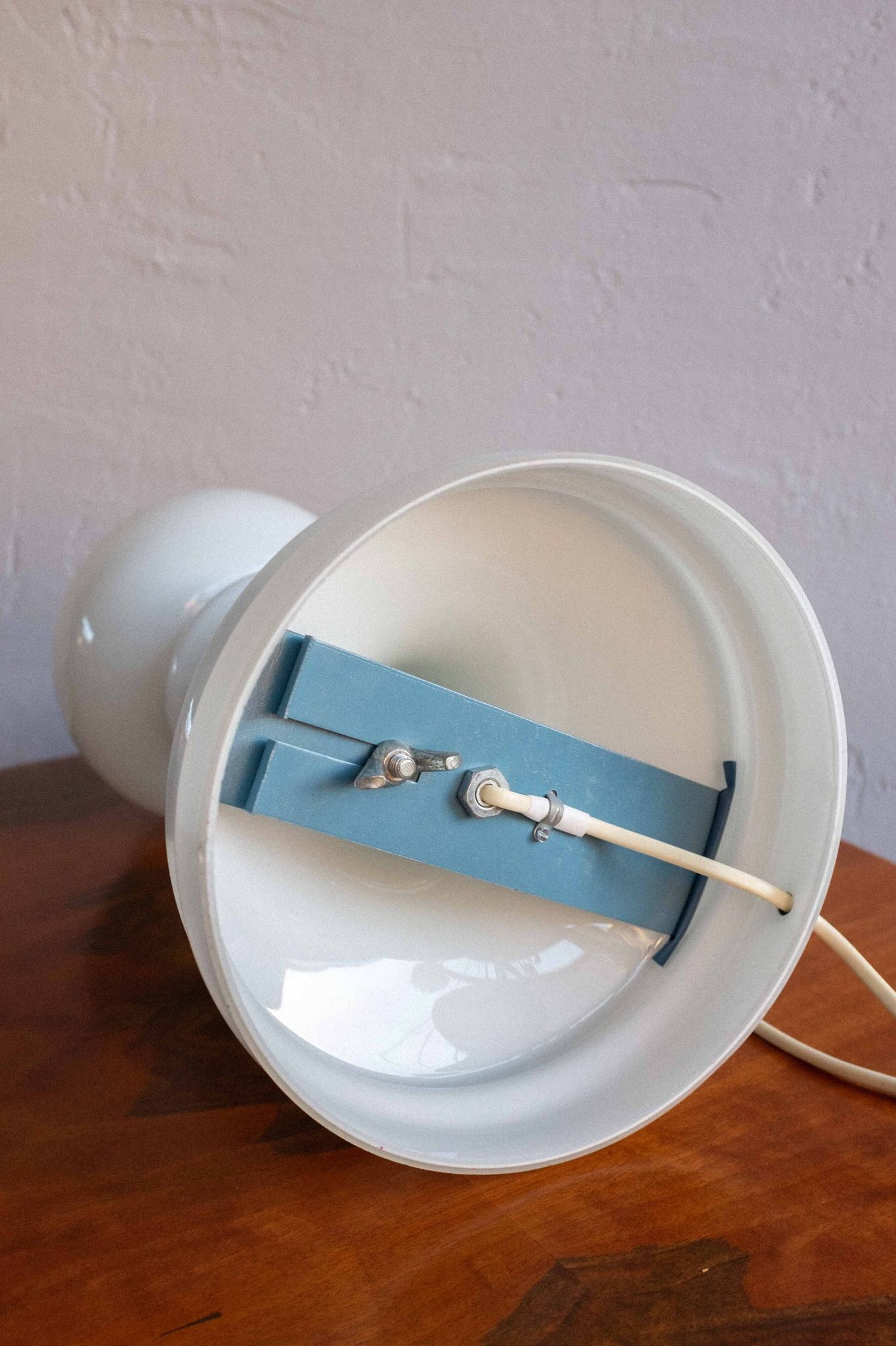 Vintage Czechoslovak Bishop Glass Lamp by Ivan Jakeš, 1970s