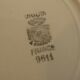 Lot 6 plates dessert faience vintage white red décor 9611 Sarreguemines