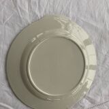Plat à gâteaux en faïence motif cachemire vintage