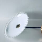 Vintage glass hanging lamp