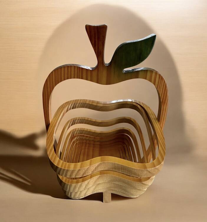 Foldable apple basket Equinoccio