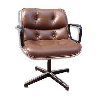 Fauteuil pivotant Charles Pollock pour Knoll de 1965