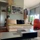Table basse aluminium et bois