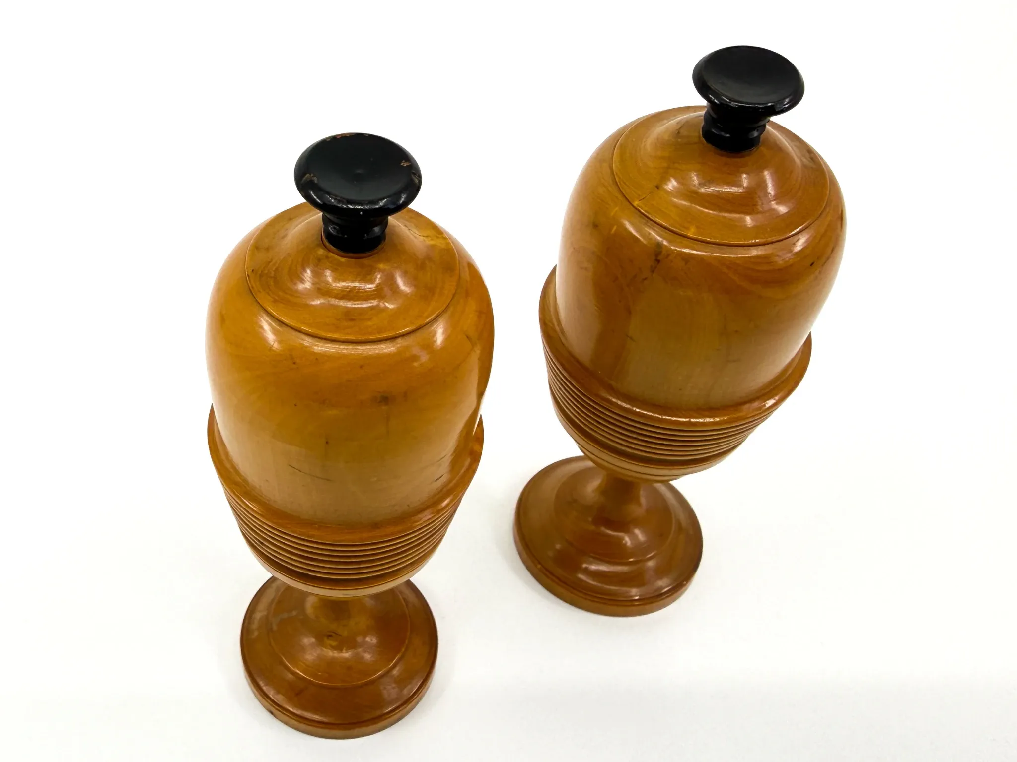 Magic trick vases • Turned boxwood • Napoleon III