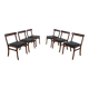 Chaises danoises Rungstedlund par O. Wanscher pour Poul Jeppesen Møbelfabrik, années 1960, Set de 6