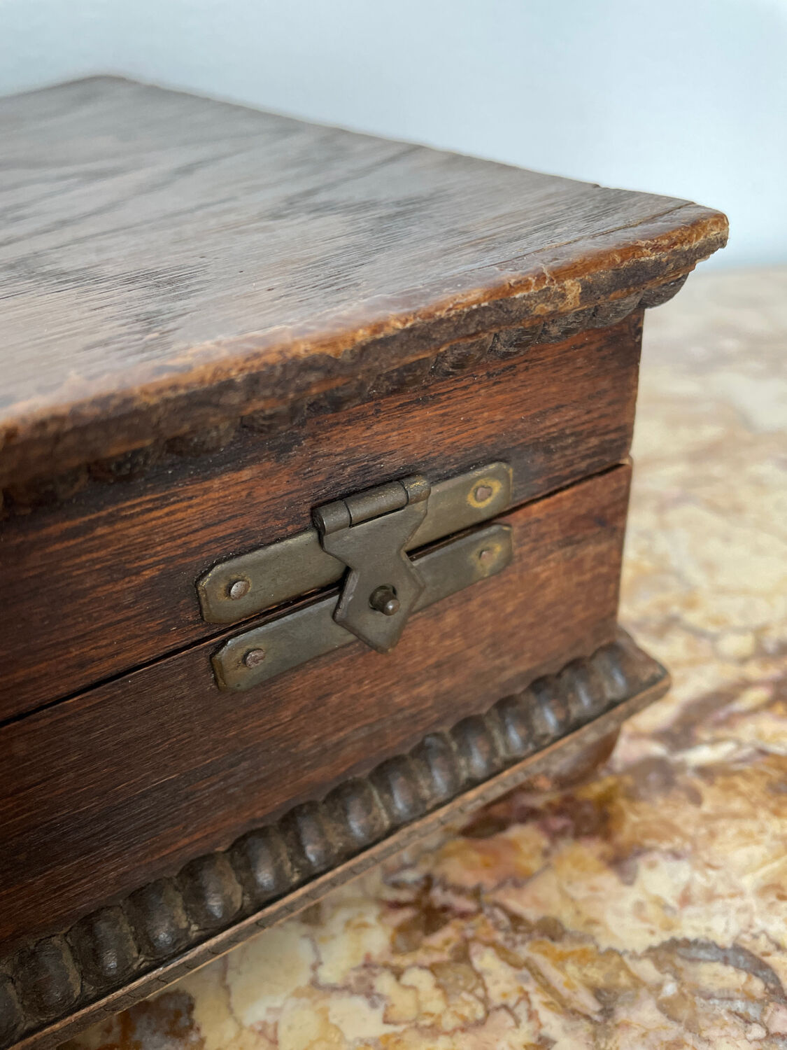 Wooden travel writing box