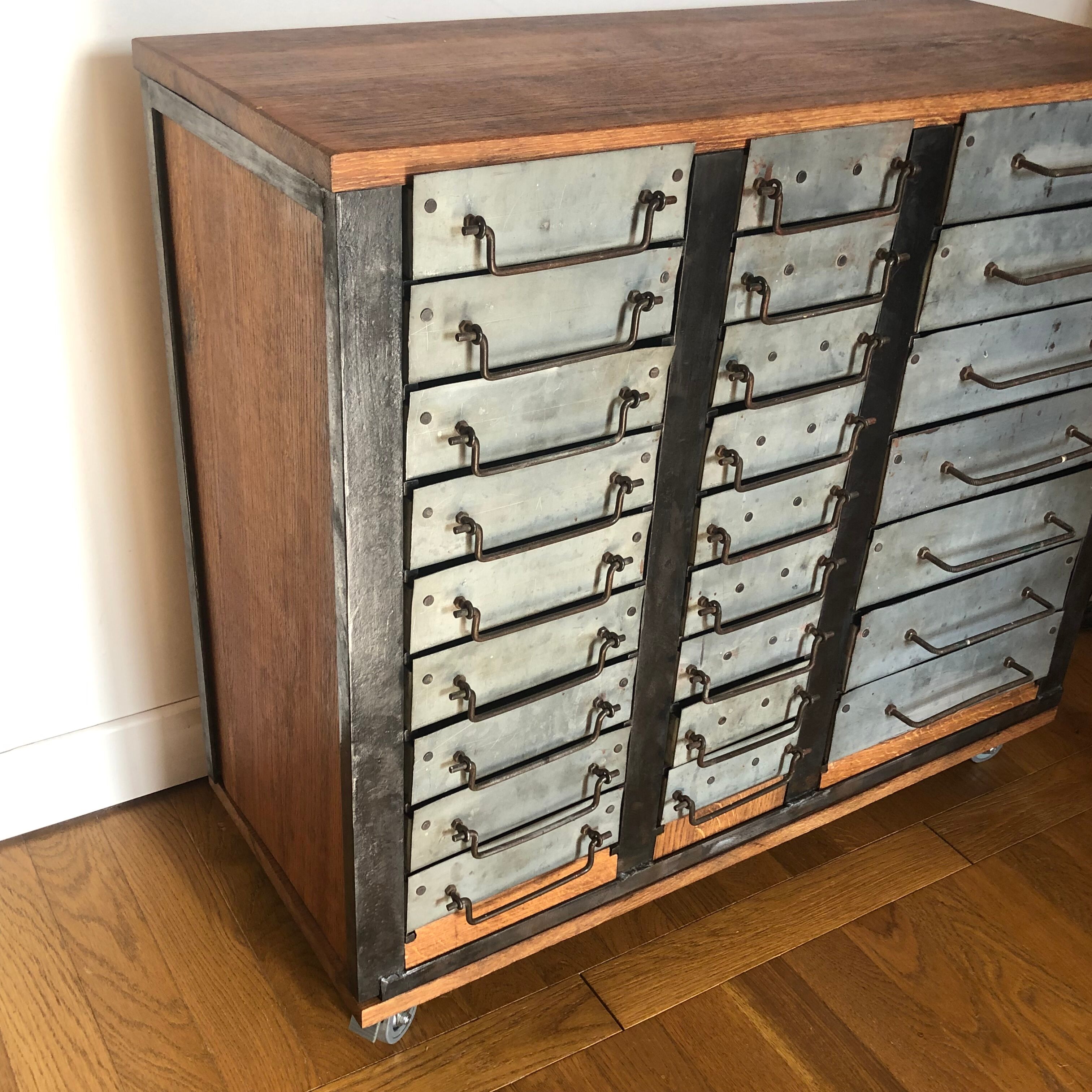 Metal and wood loom furniture