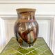 Vase poterie émaillée céramique signée