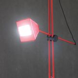 1980s Halogen Red Floor Lamp, Italy