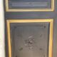 Double portes de placard peintes 1900