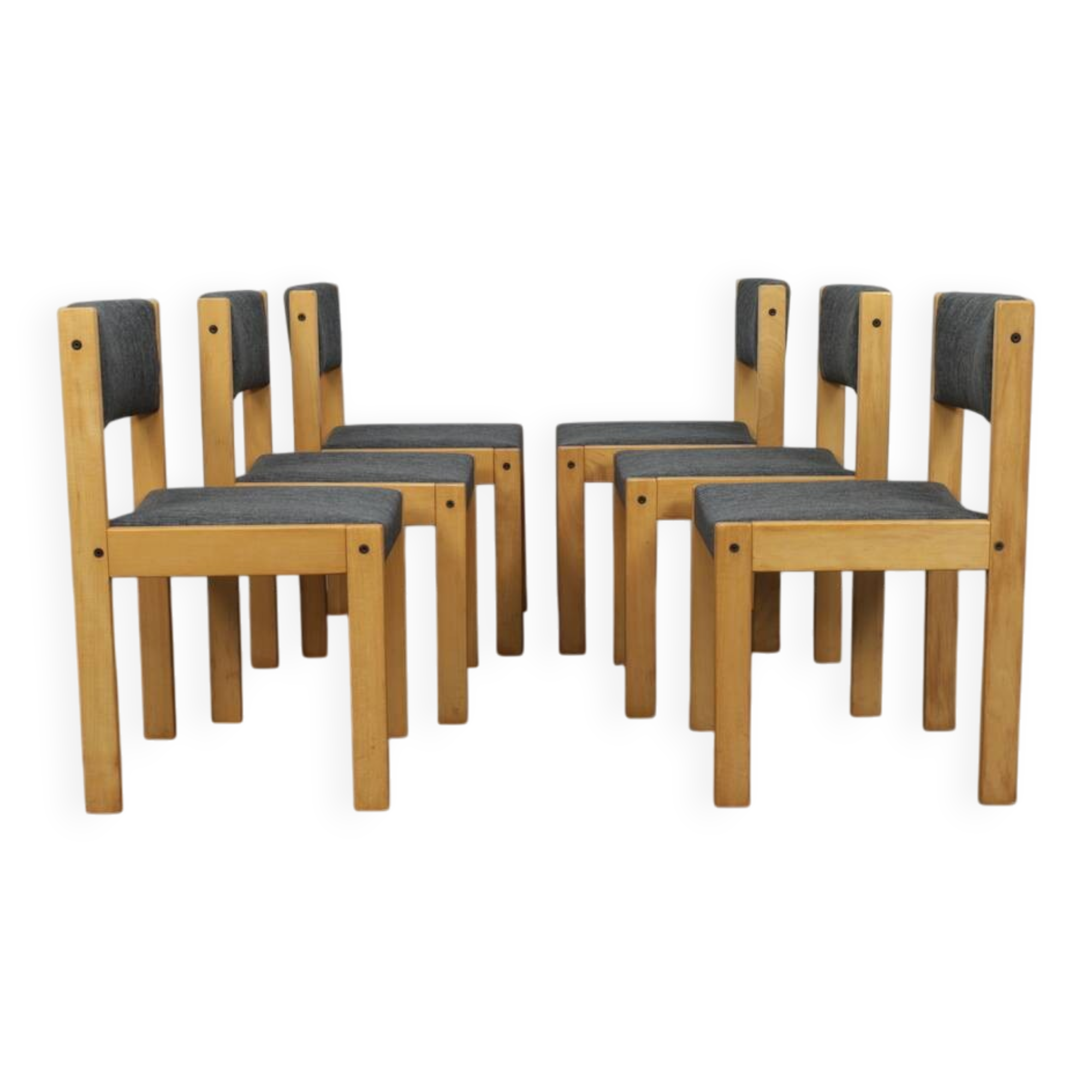 Set of 6 Dining Chairs by Cees Braakman for Pastoe, 1970s
