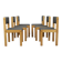 Set of 6 Dining Chairs by Cees Braakman for Pastoe, 1970s