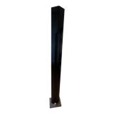 Lampadaire totem en acier noir, laiton et grès par takahama pour sirrah, 1980, italie