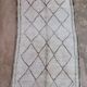 Beni Ourain Moroccan rug white - 300 x 164 cm