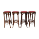 Set of 4 vintage bistro stools