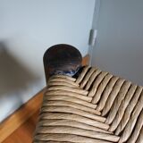 Mulched tripod stool