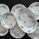 8 porcelain plates and 1 dish CH Pillivuyt & Cie