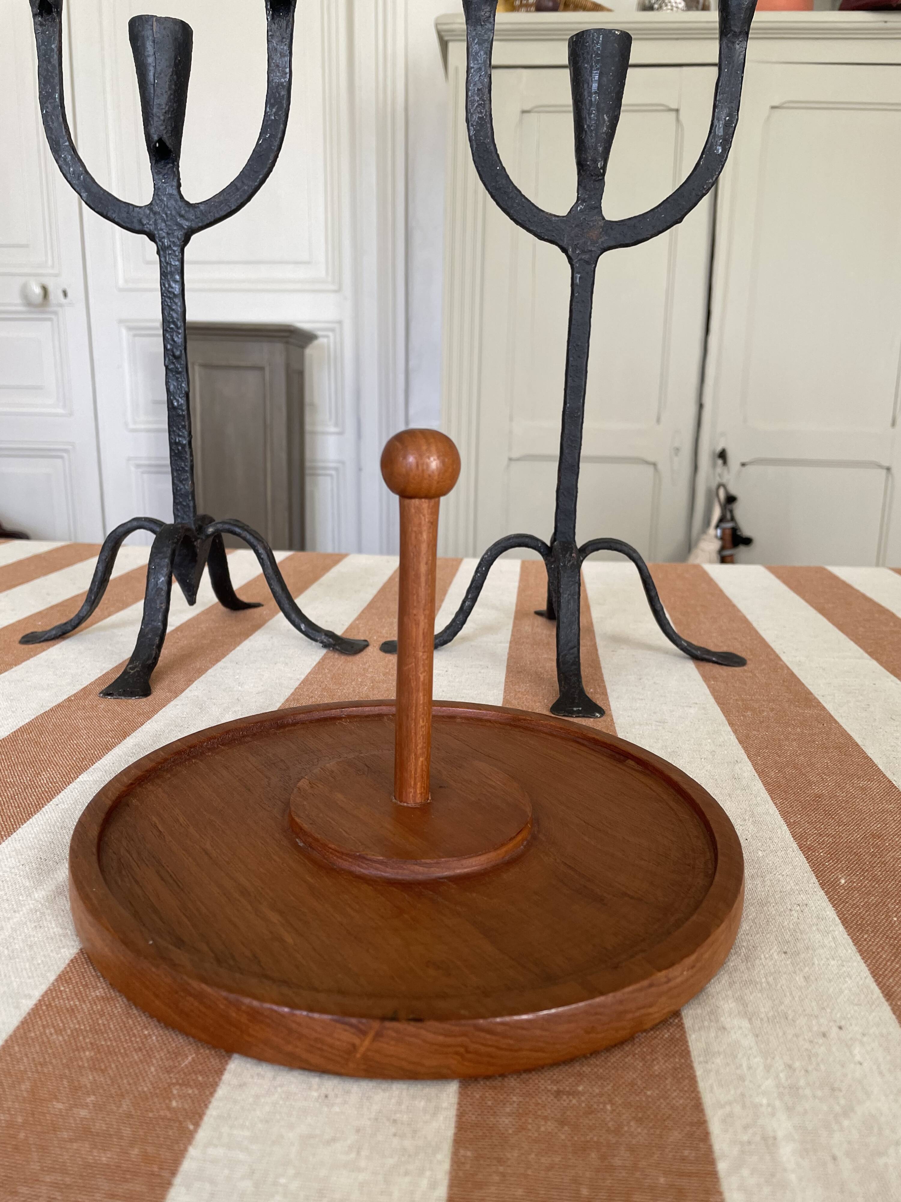 Vintage Teak Condiment Tray