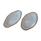 2 Limoges porcelain raviers golden border