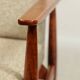 Scandinavian armchair and footrest granola beige concluded by H.Lis 300-190