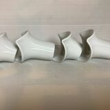 Four white candle holders KPM bavaria Germany