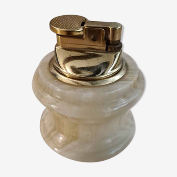 Briquet de table en marbre, vintage années 60