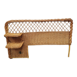 Vintage 50s rattan headboard