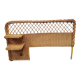 Vintage 50s rattan headboard