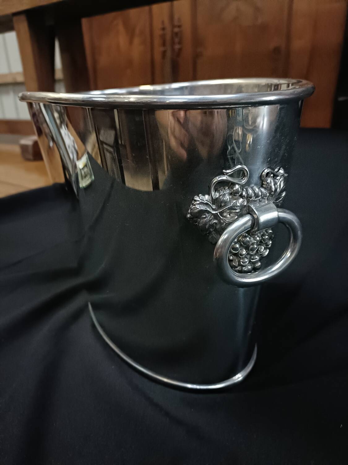 Champagne bucket, 2 bottle cooler, Etain du Manoir