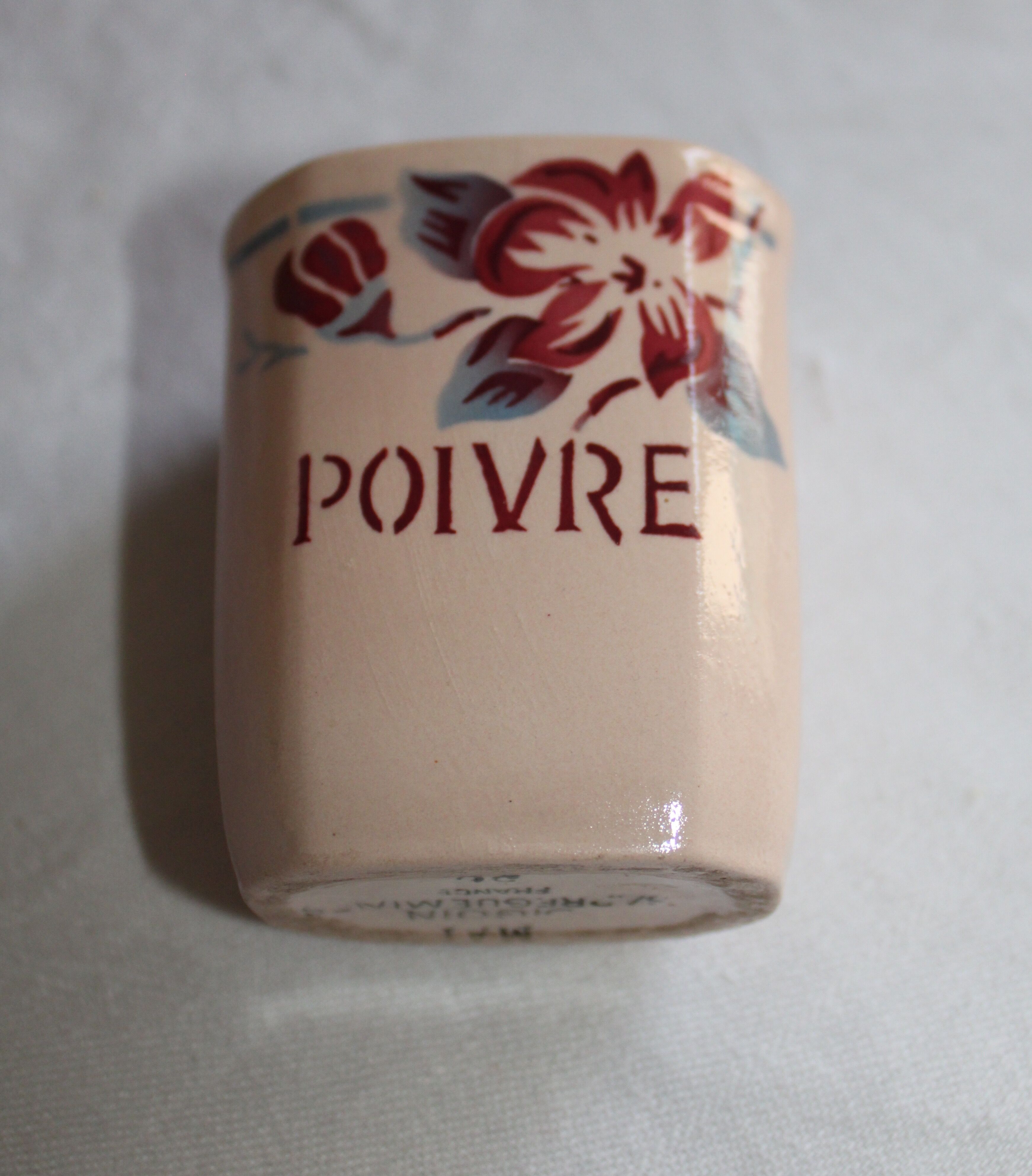 Series of spice pots Mai Digoin Sarreguemines France