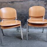 Set of 4 chairs, 80's design