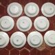 Set of 10 large ironstone plates Art Deco Saint-Amand Water Lily