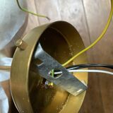 Pair of white wall sconces from the 1950s.