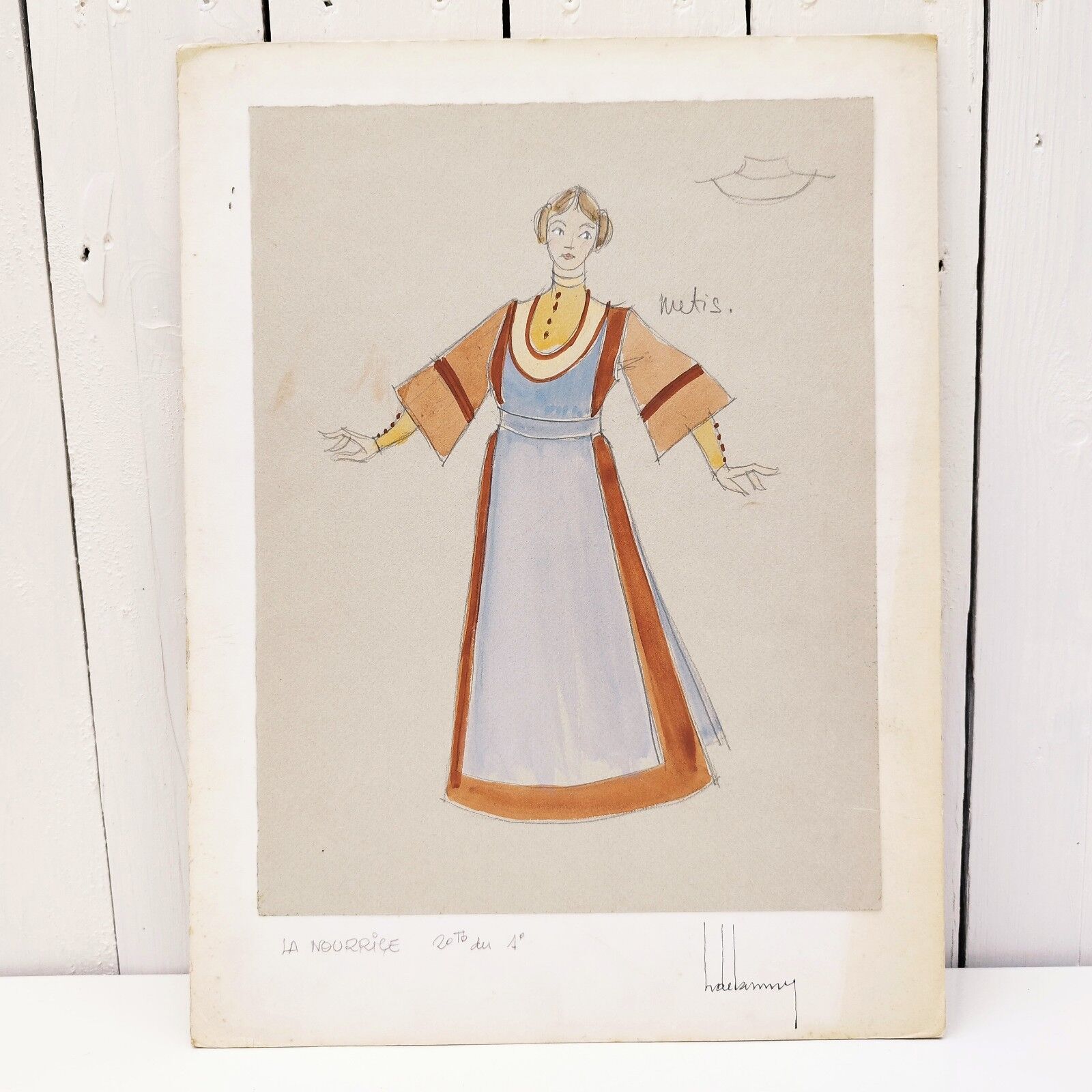 Verdi opera costume board » Il trovatore » the nurse