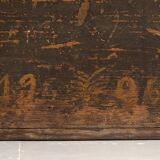 Antique chest with dark patina (Year 1906) #5
