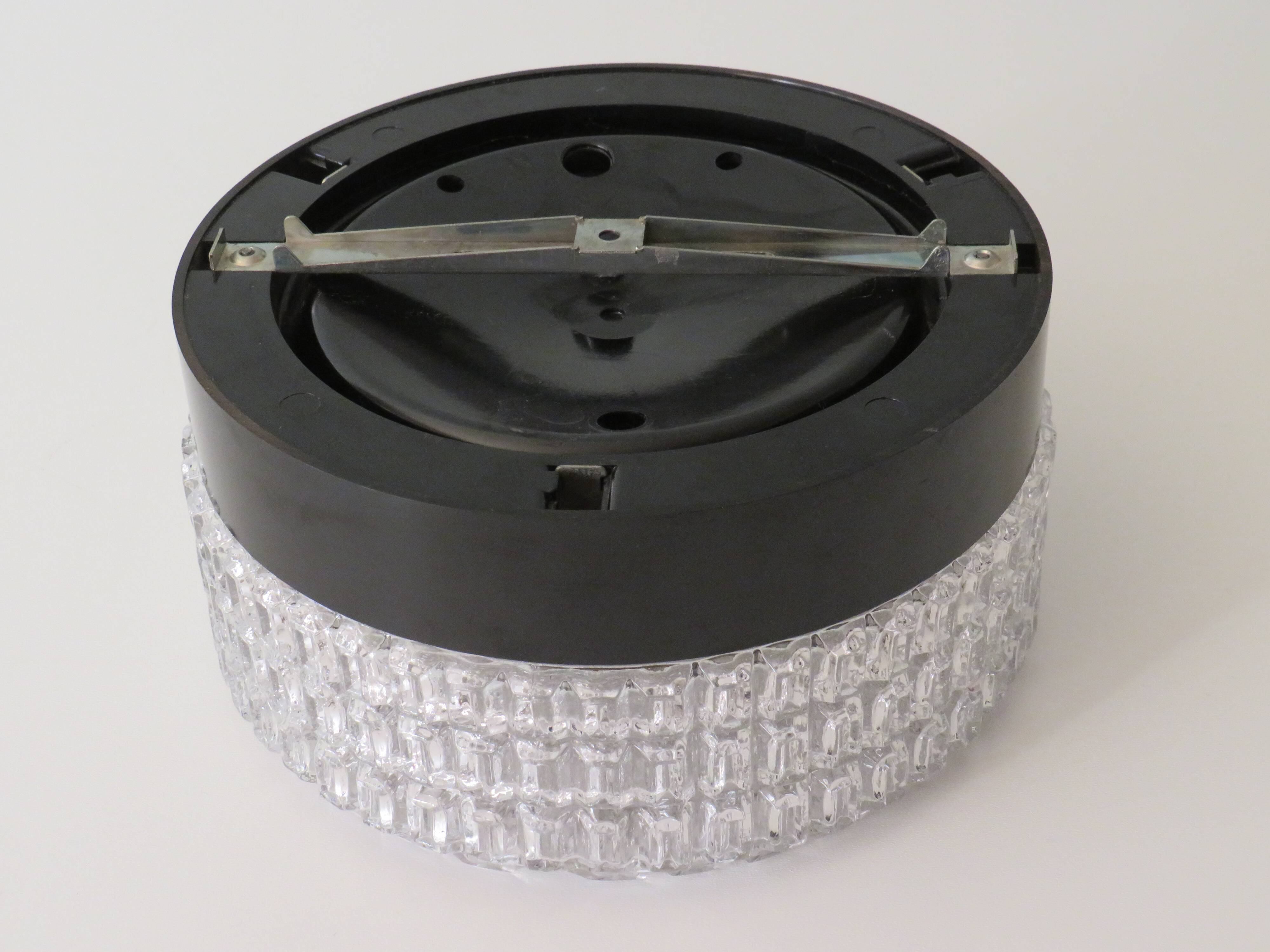 Brutalist wall or ceiling lamp by Niko Belgique 1960