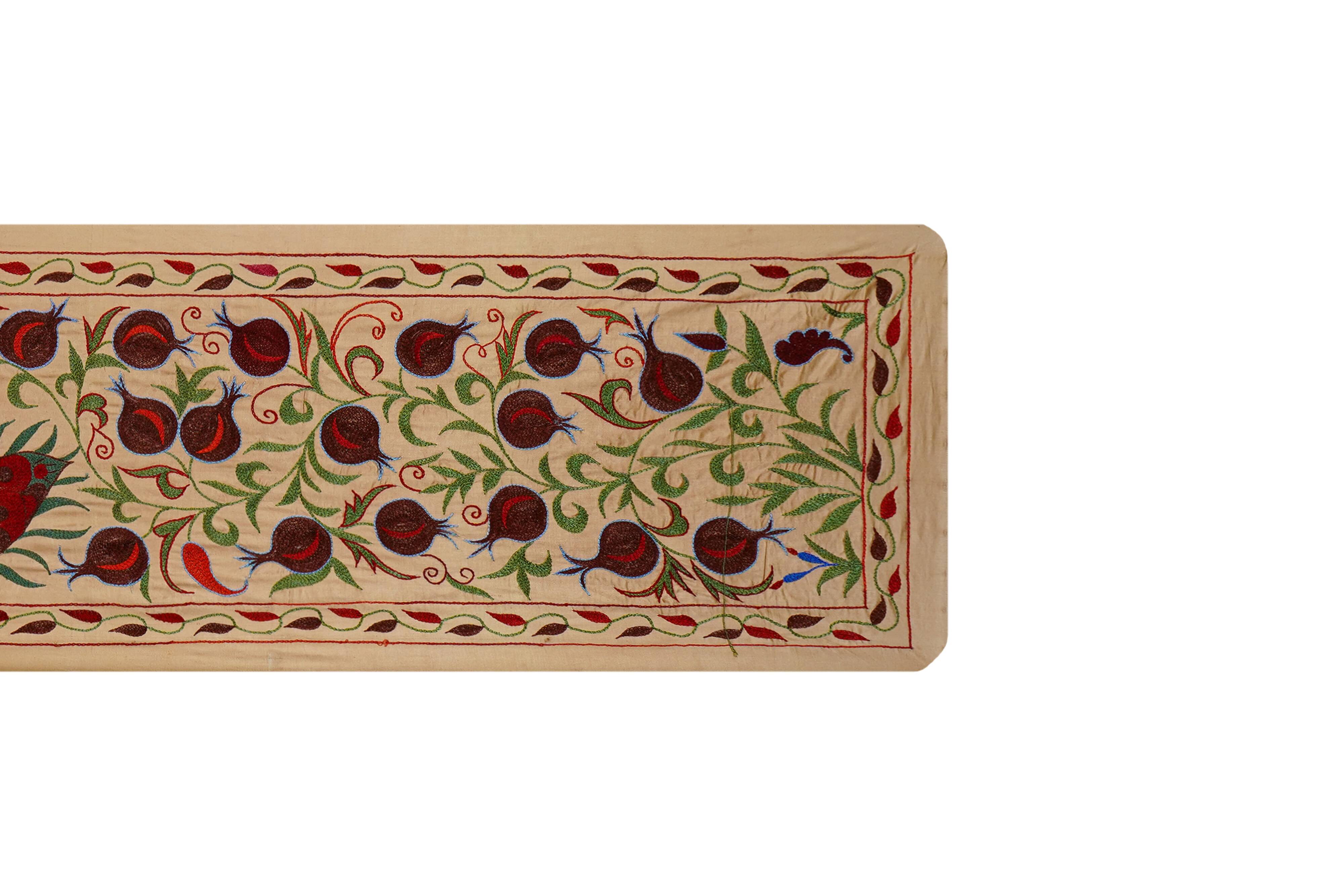 Hand-knotted rug, vintage Turkish rug 53x189 cm