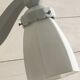 Art Deco wall light in ceramic and opaline.
