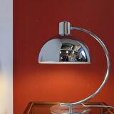 Vintage chrome metal desk lamp