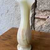 Alabaster soliflore vase