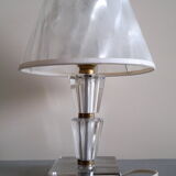Lamp art deco crystal cut