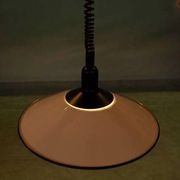 1970s Swedish minimalist Scandinavian suspension lamp with a pull switch.