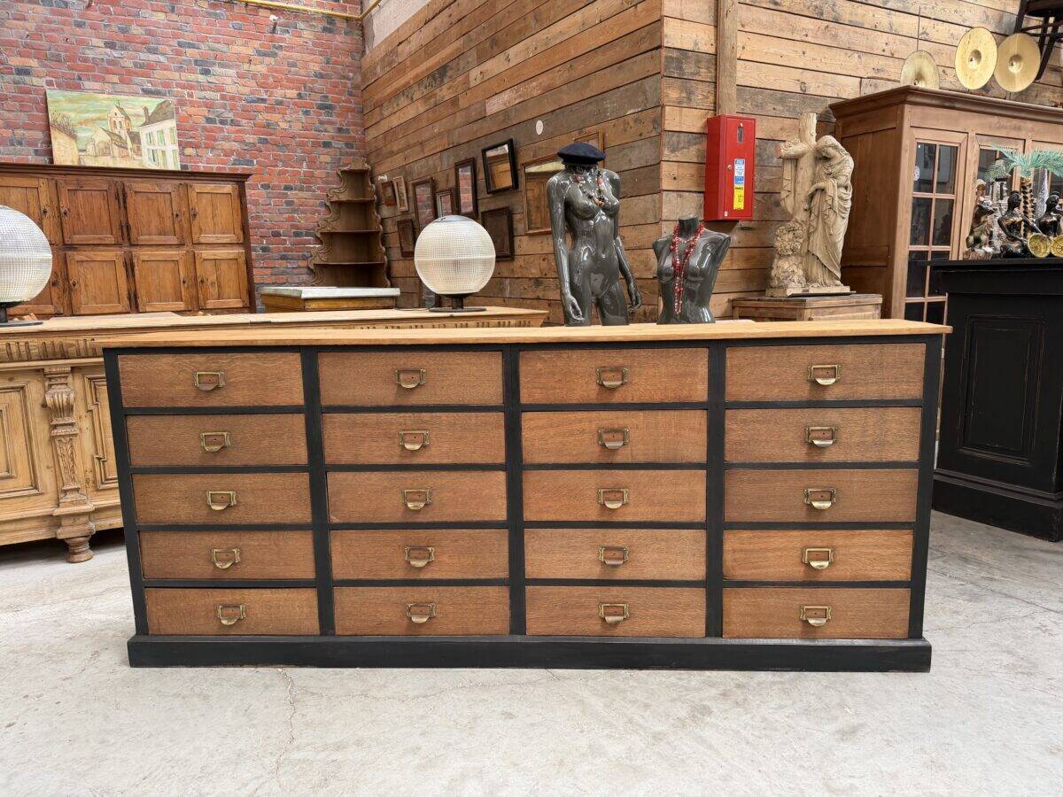Workshop furniture from the early 20th century.