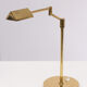 Small Brass Swing Arm Table Lamp 1970s Germany