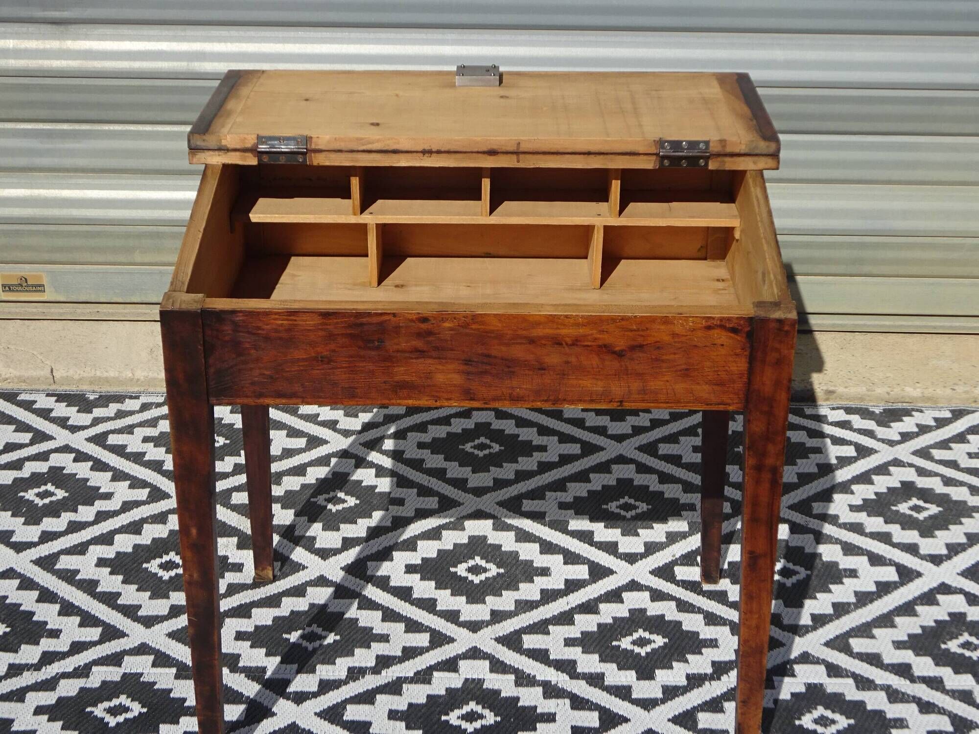 vintage desk with storage