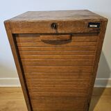 Wooden curtain file cabinet