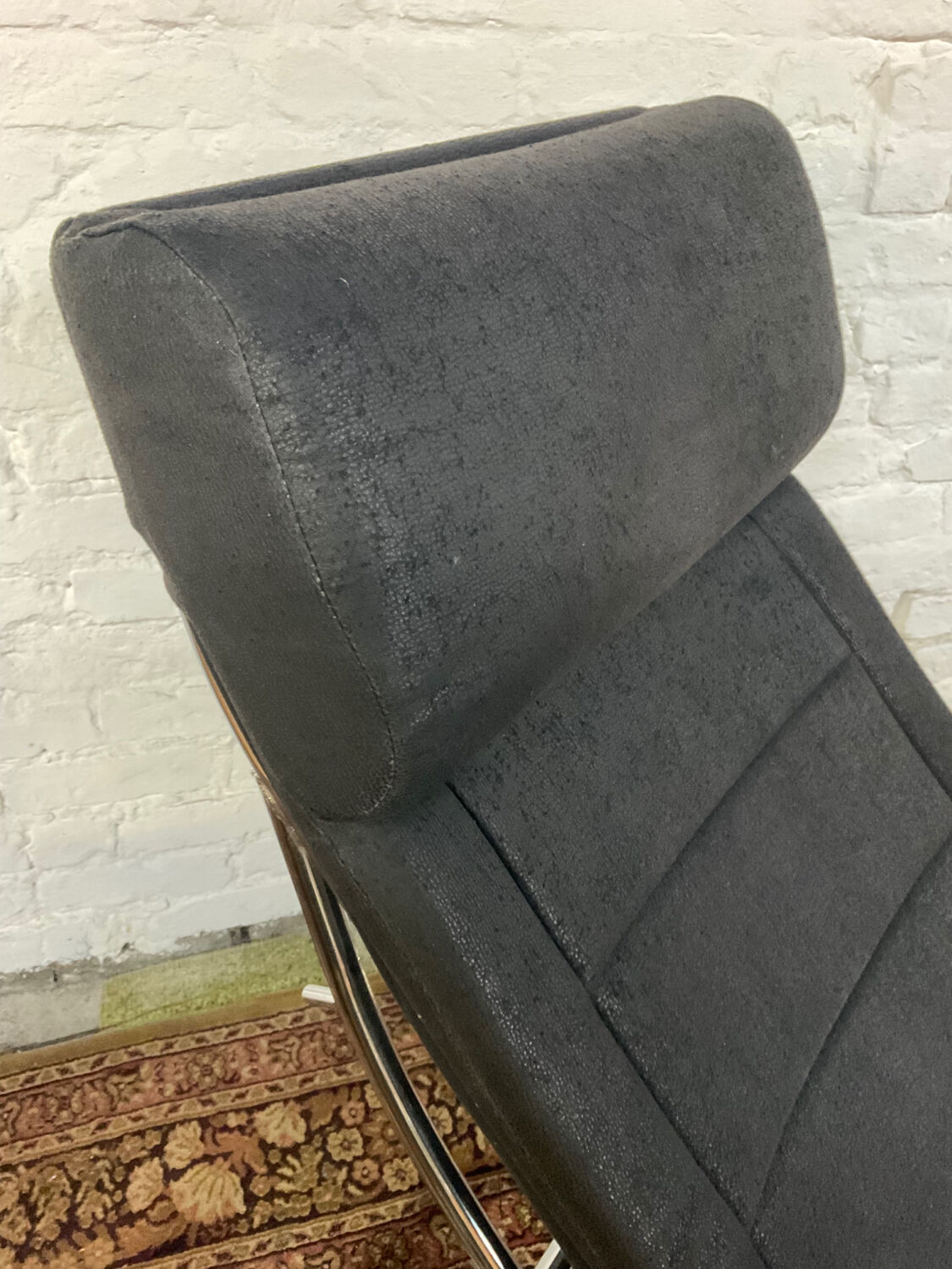 Fauteuil lounge à bascule dès années 70-80